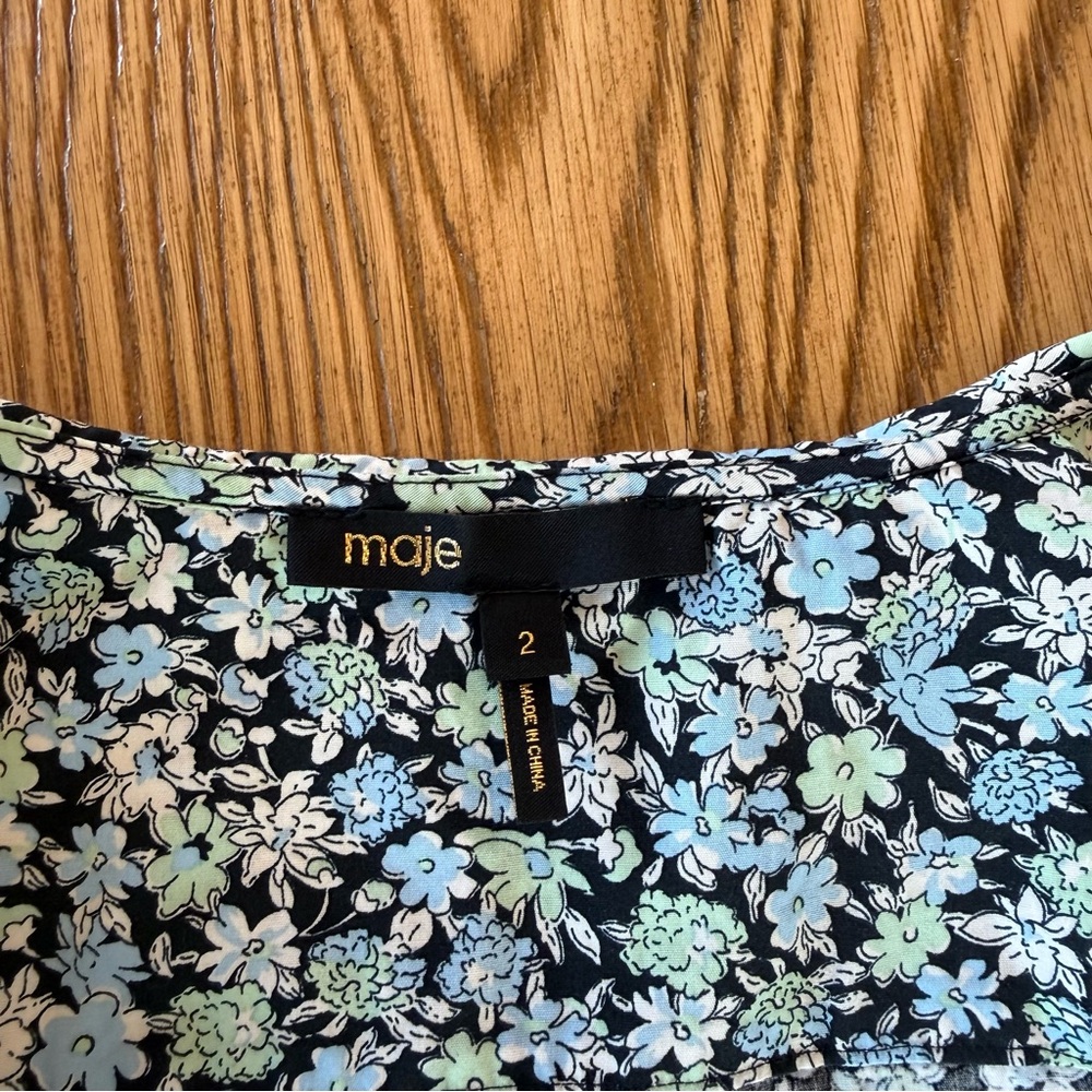 Maje City Floral Print Blouse - Picture 6 of 14